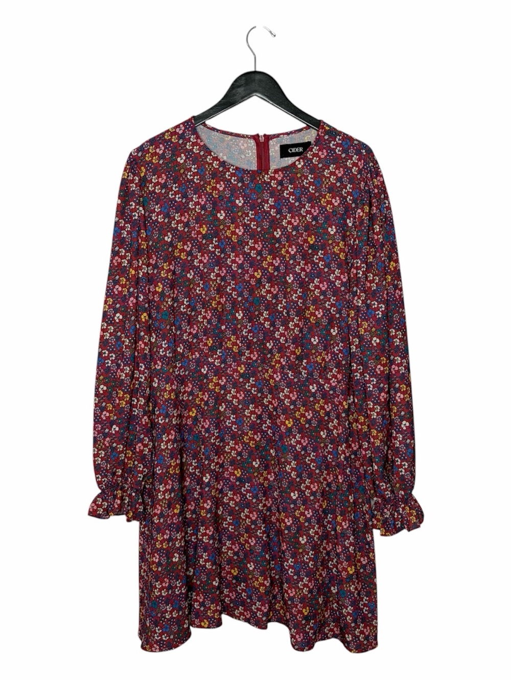 Cider Floral Long-Sleeve Dress Size 4L
